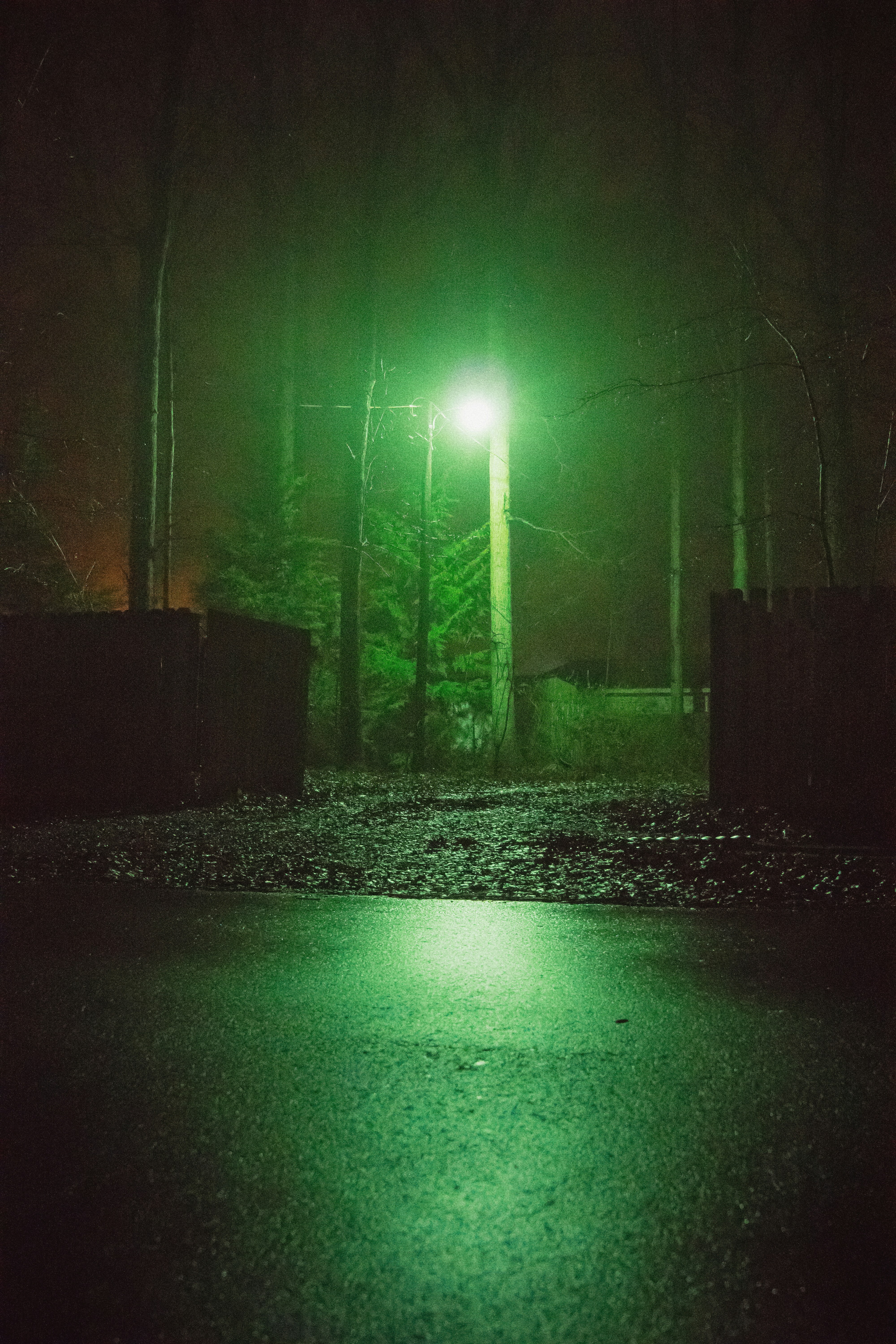 light post during daytime