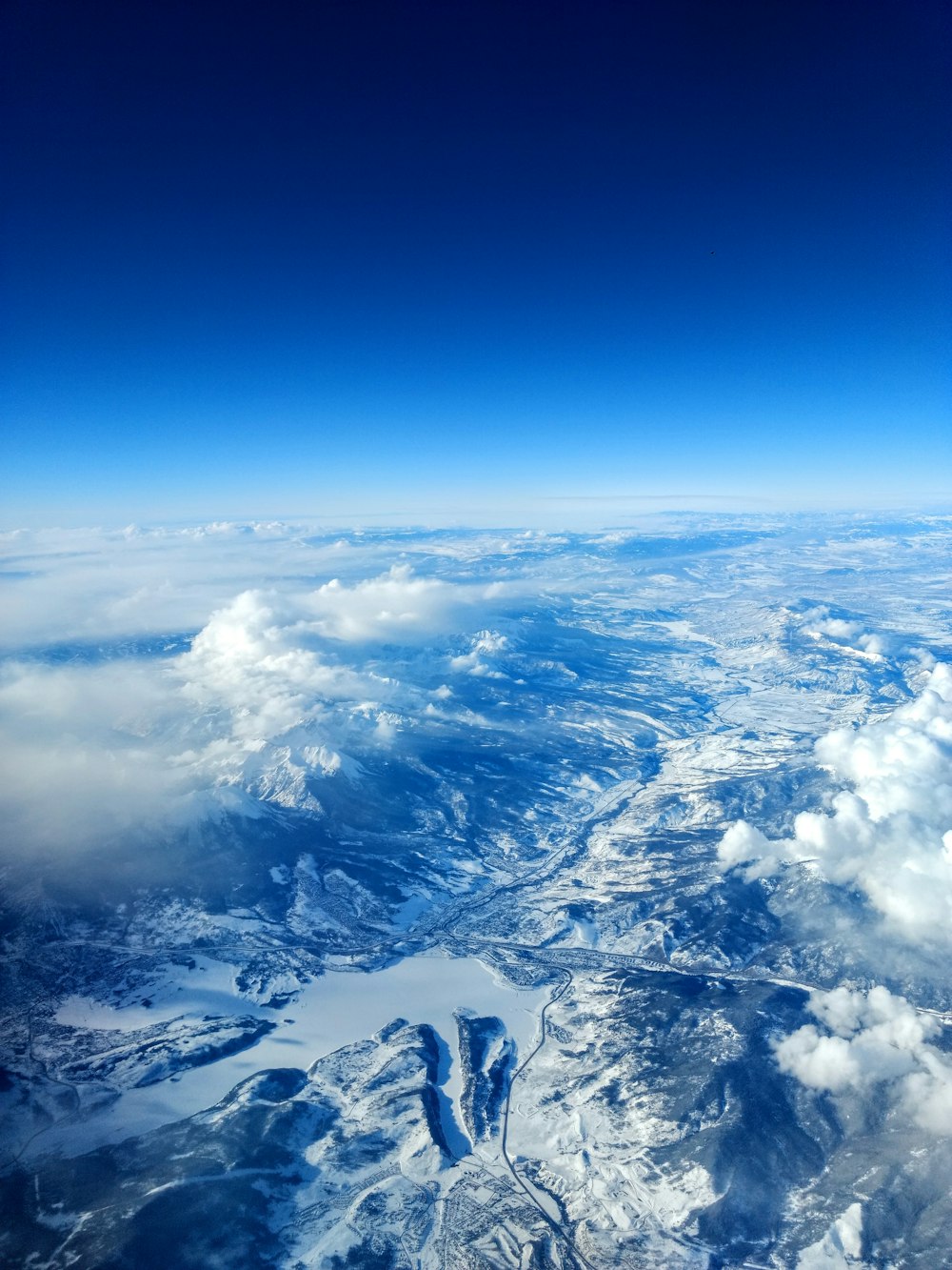 gray field in aerial photography