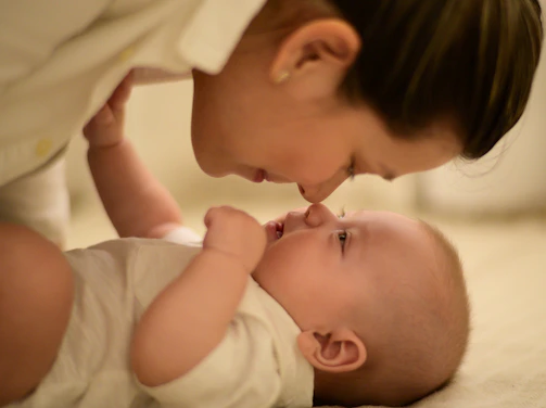 mom and child photo