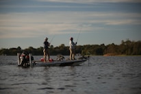two persons on boat