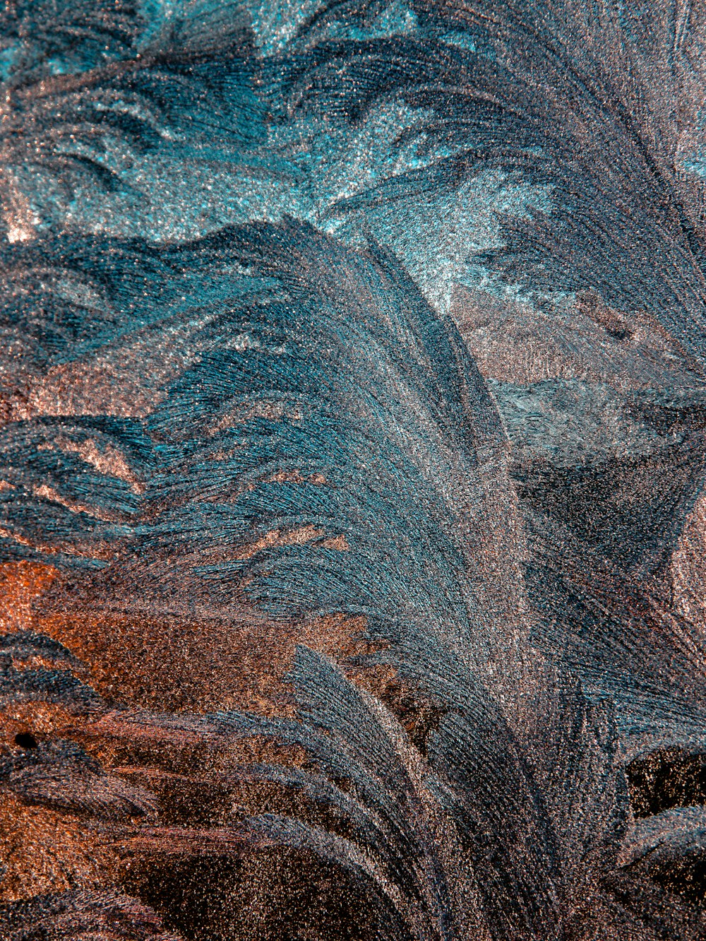 a close up of a bird's feathers pattern