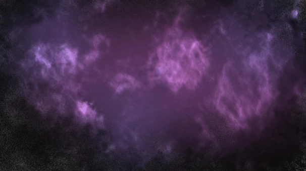 A subtle, mysterious veil of swirling colors representing the nebula in soft purple and blue hues.