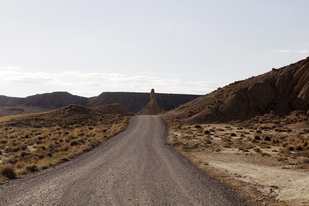 grey concrete road