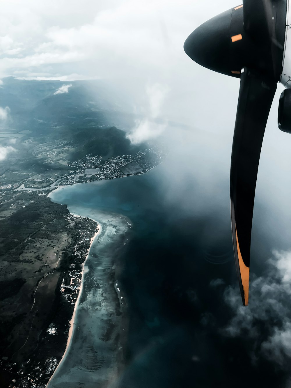 aerial photo of city