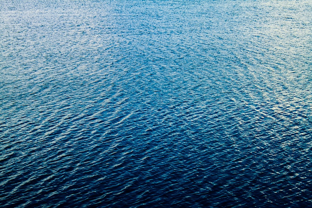 calm blue water
