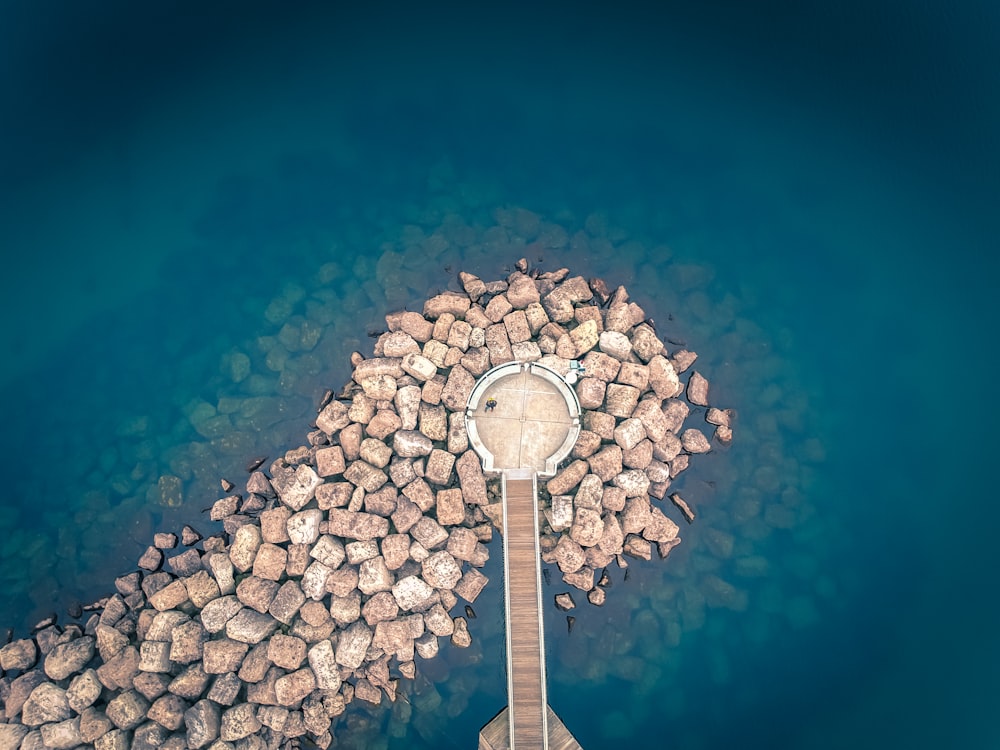 birds-eye view of tower