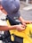yellow and black Honda motorcycle