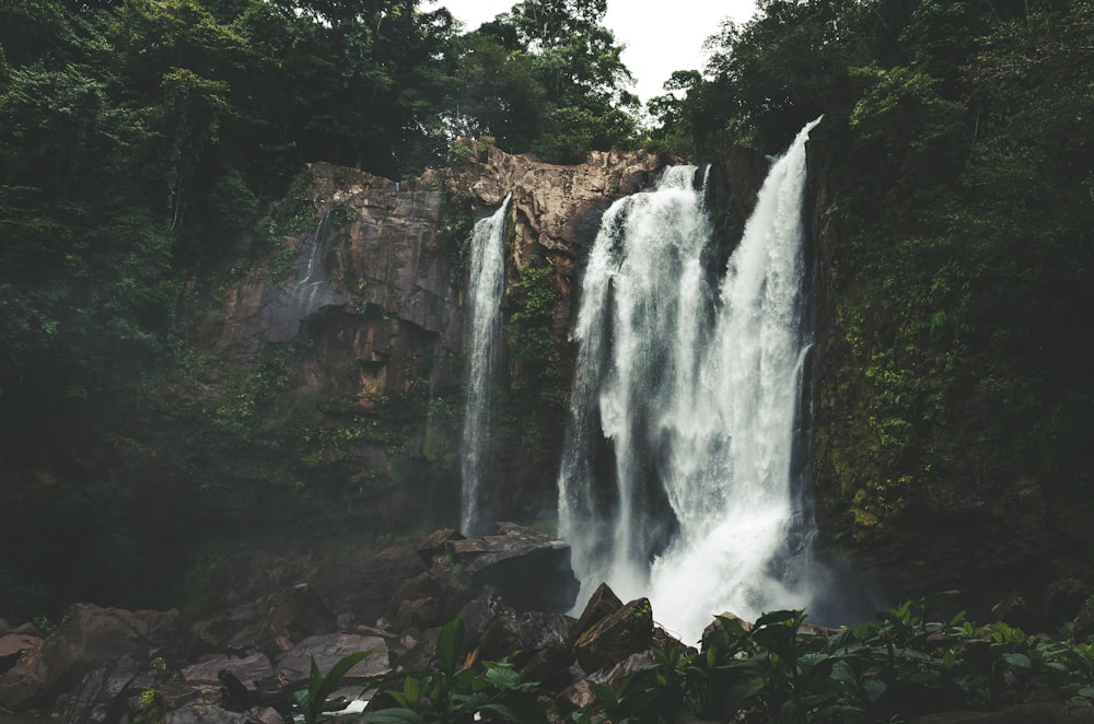 waterfalls during daytime