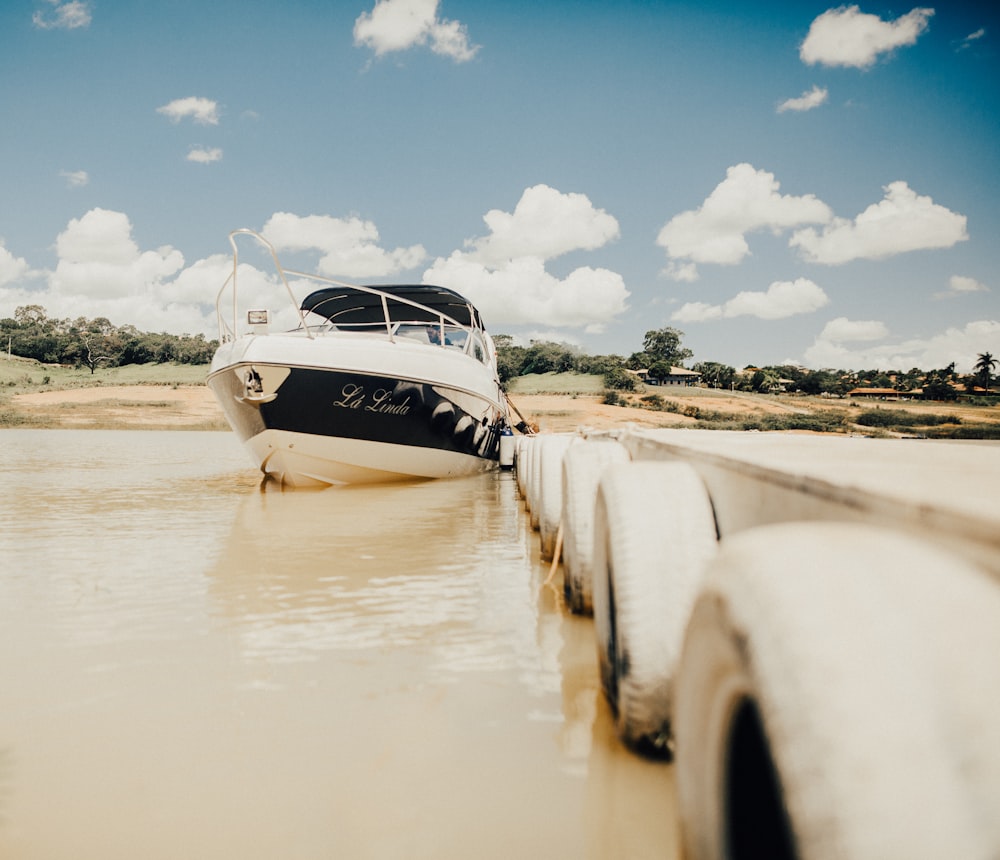 boat beside dock