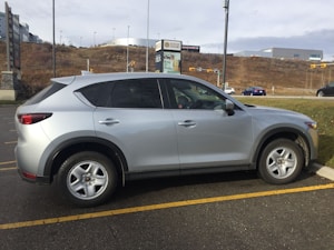 Silver SUV