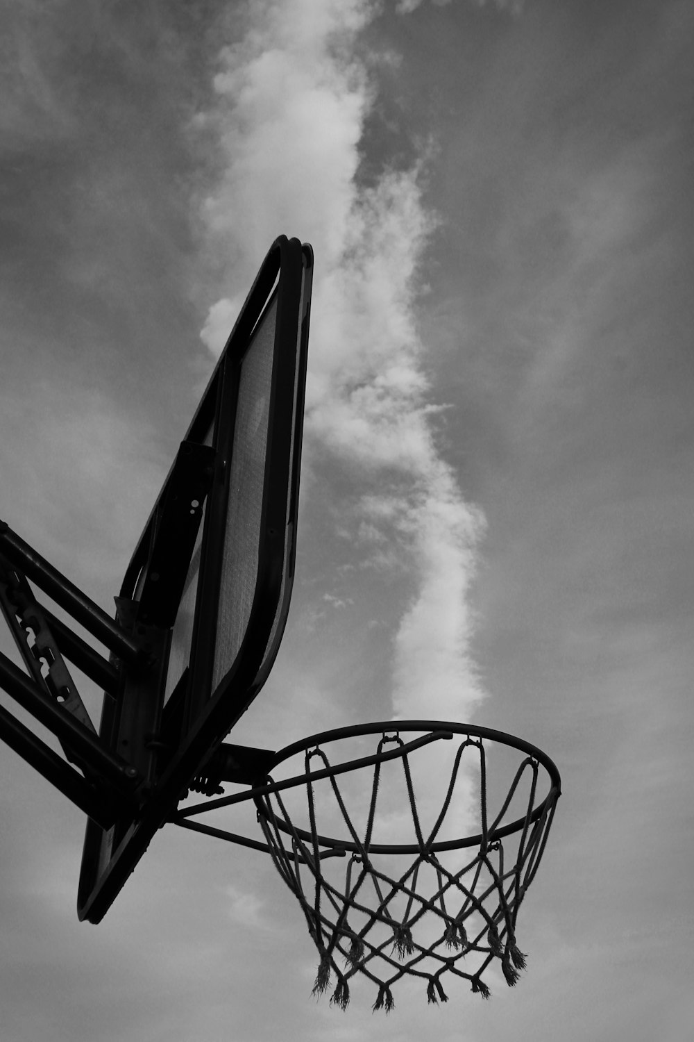 basketball hoop during day