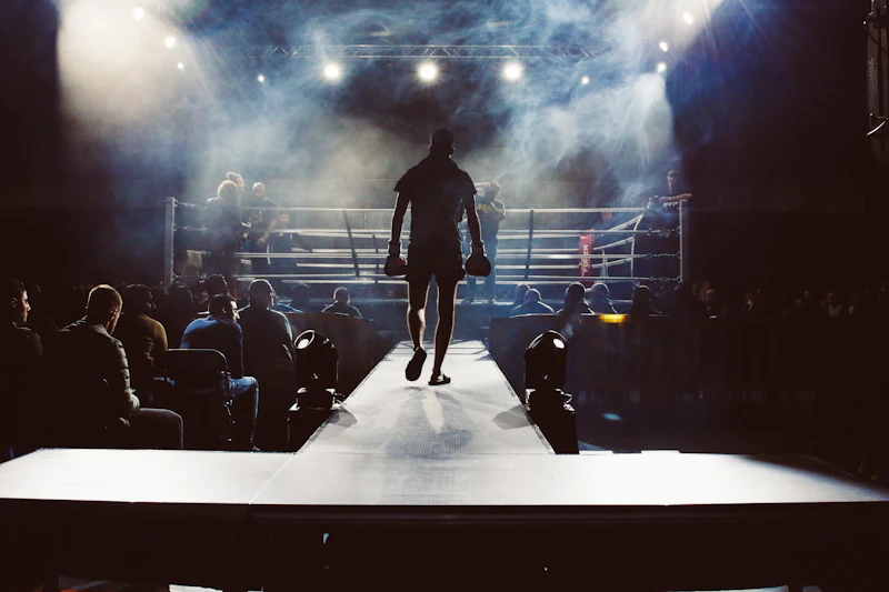 Adult martial arts training