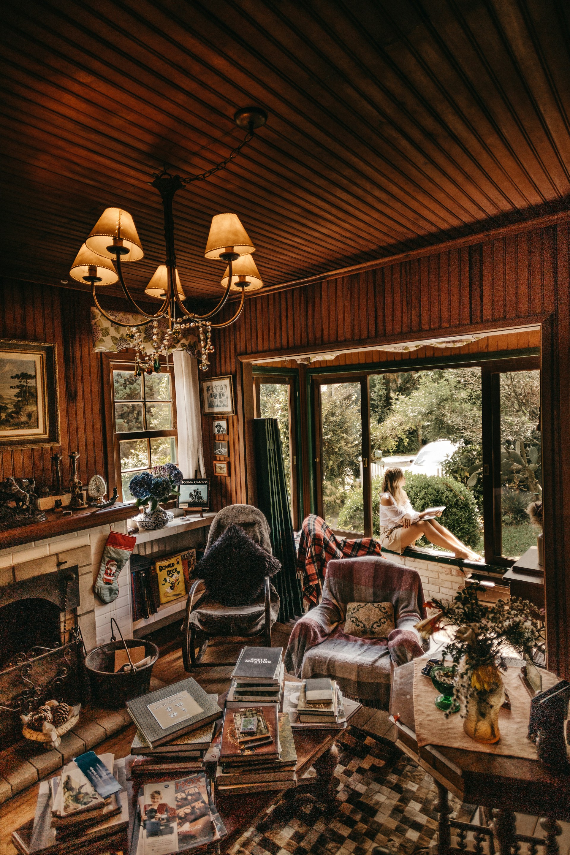 woman wearing yellow long-sleeved dress under white clouds and blue sky during daytime