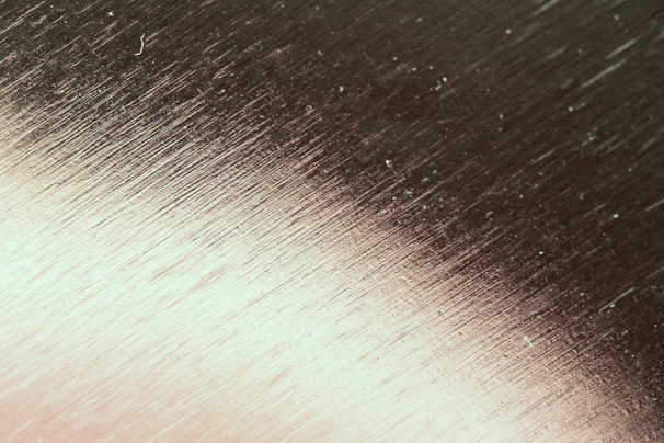 Before and after comparison of aluminum surface treated with 981 brightening agent