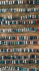 aerial view of cars on park during daytime