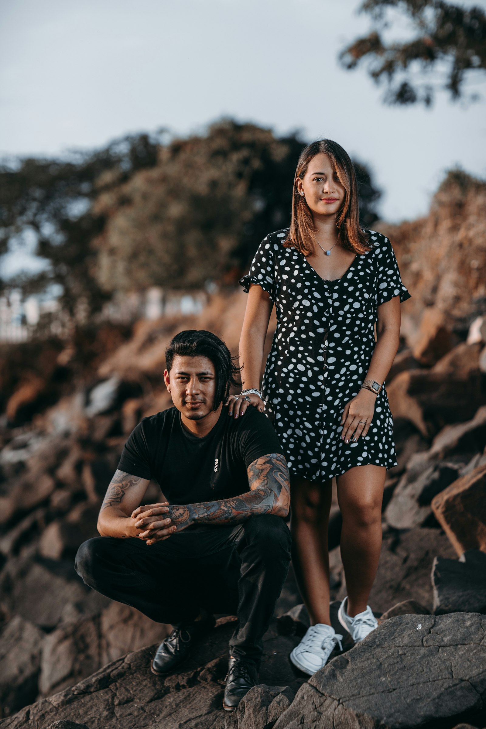 Canon EF 85mm F1.2L II USM sample photo. Woman standing beside man photography