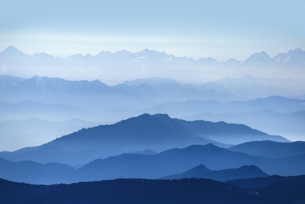 Vue sur la montagne