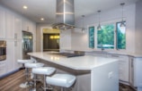 Custom kitchen installation in a modern home