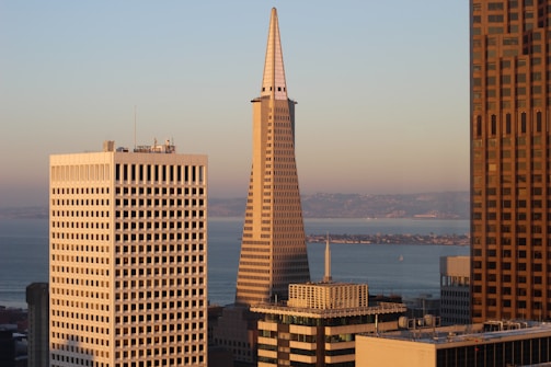City skyline at dusk showcasing commercial real estate opportunities in Peru.