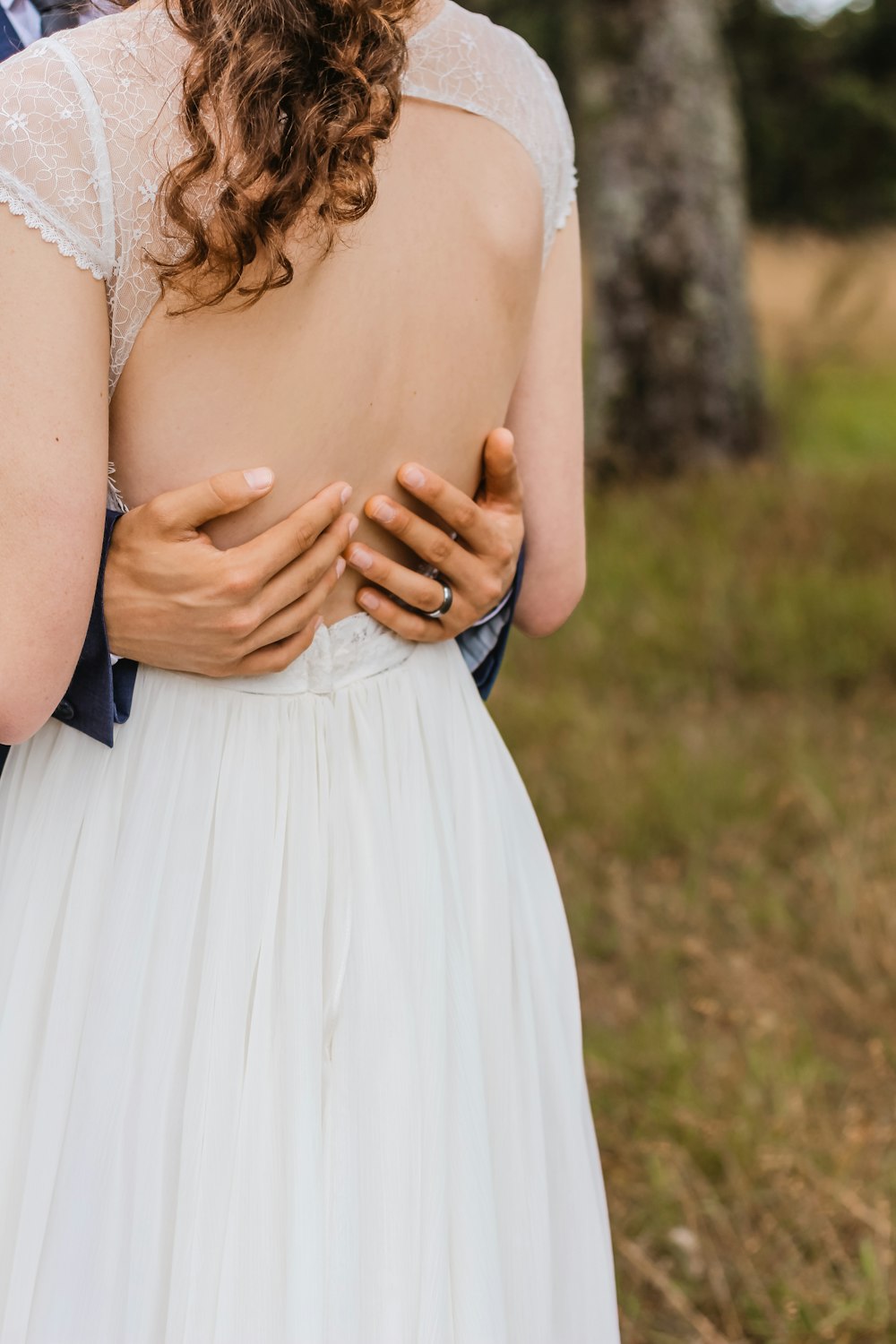 woman in white dress