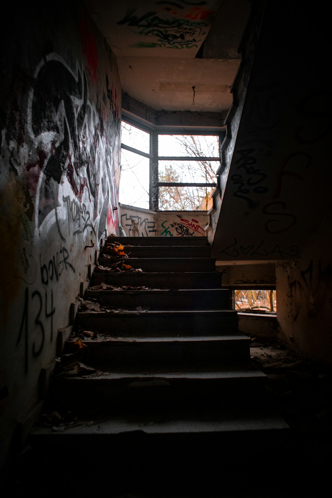 photo of building stairs