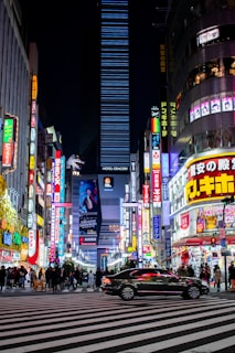 city during nighttime