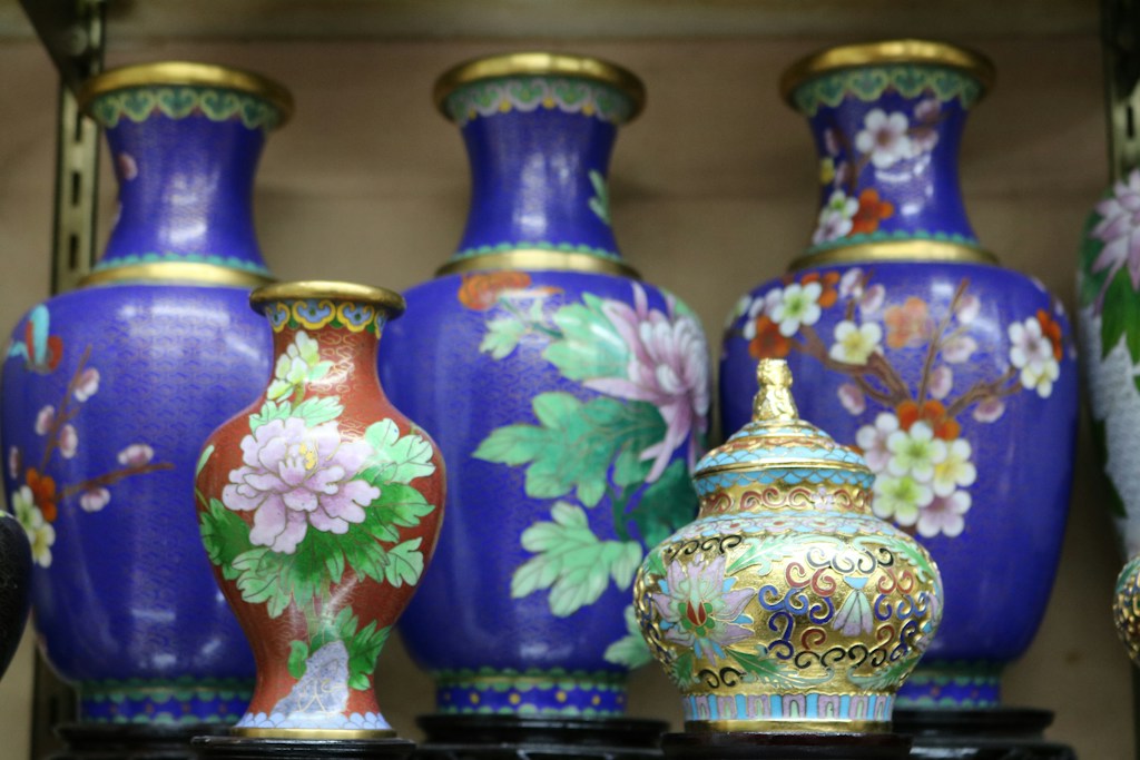 Floral Ceramic Vase