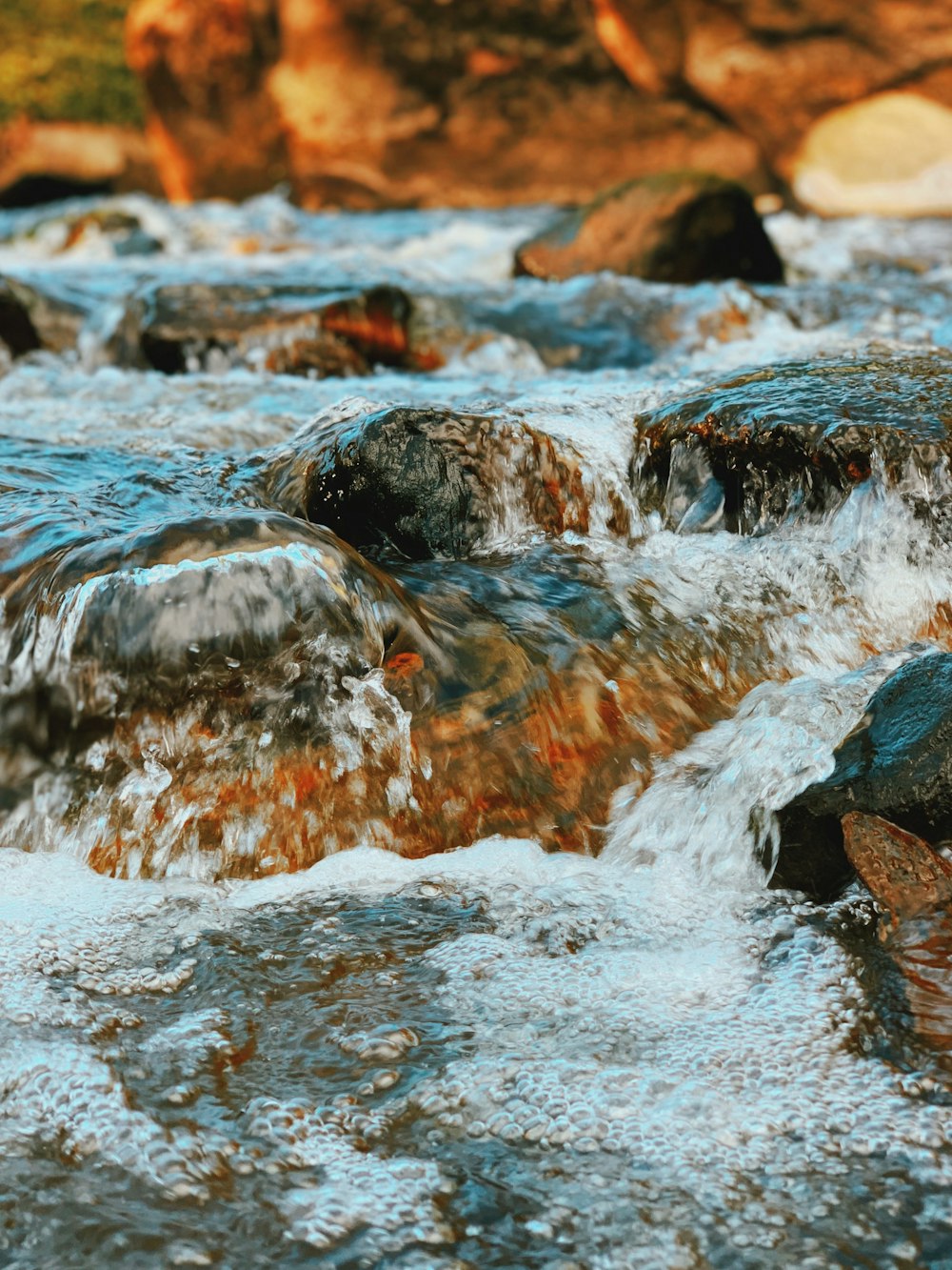 timelapse photography of river at daytime