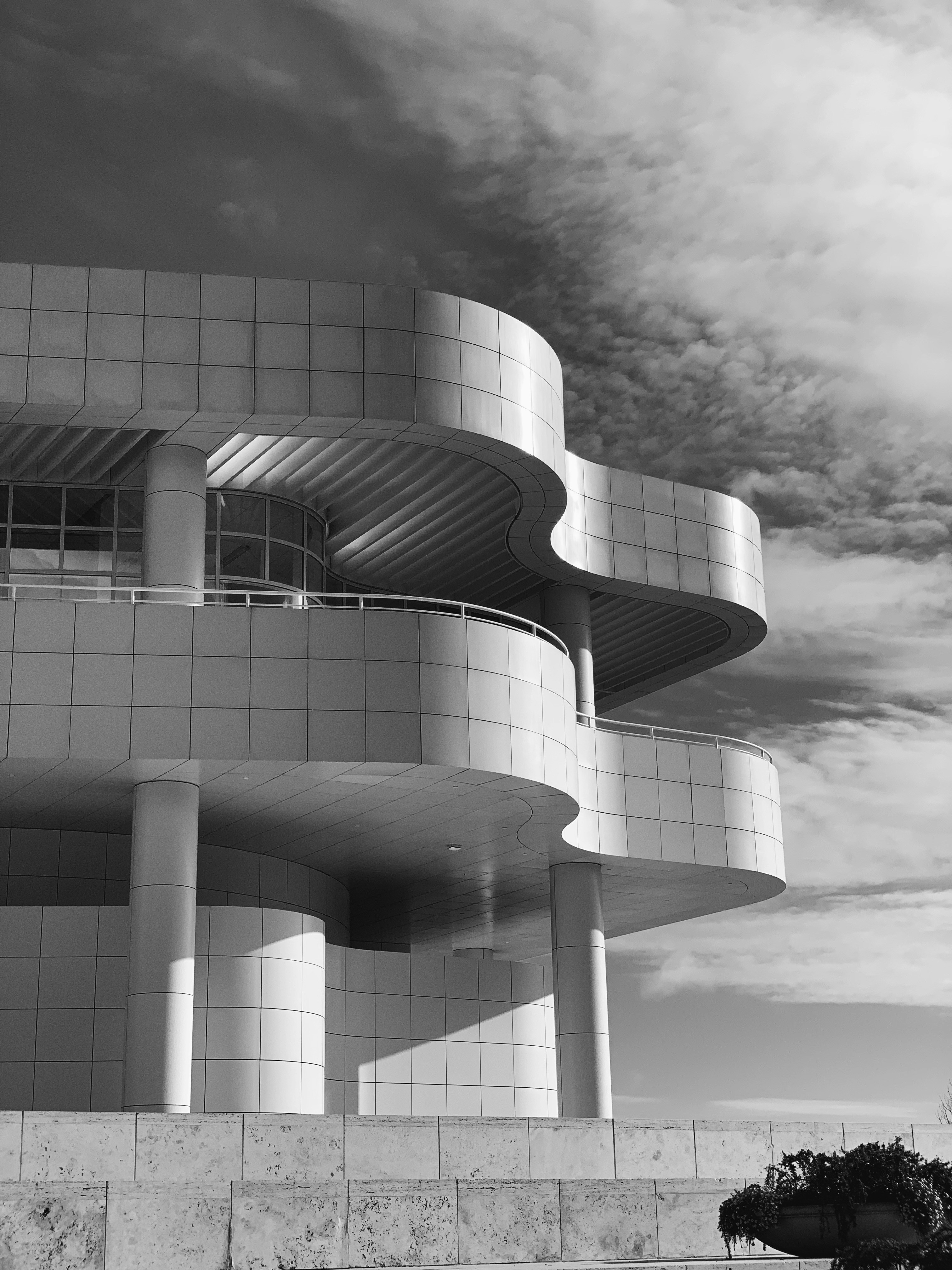 gray and white concrete building