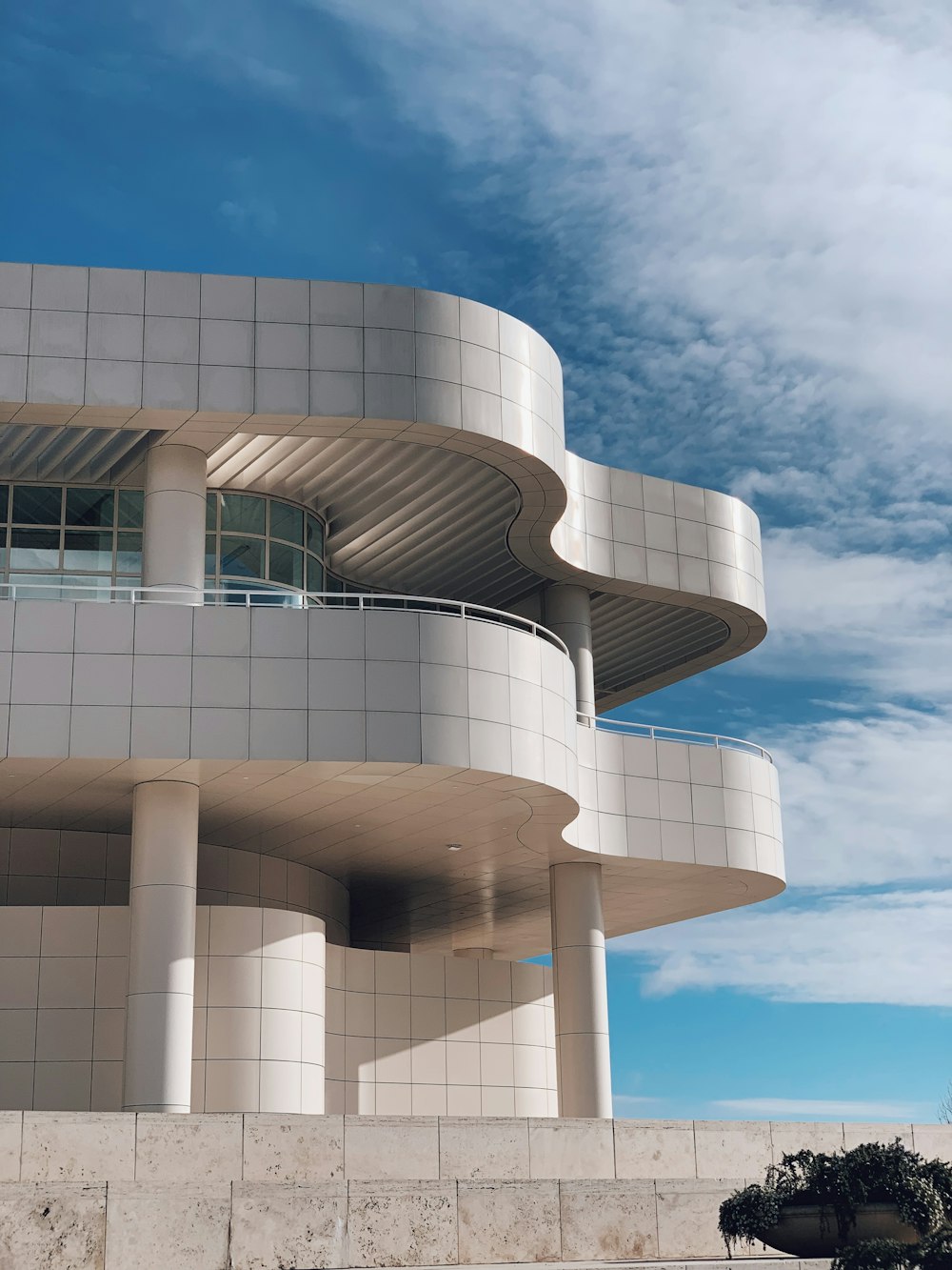 white concrete building