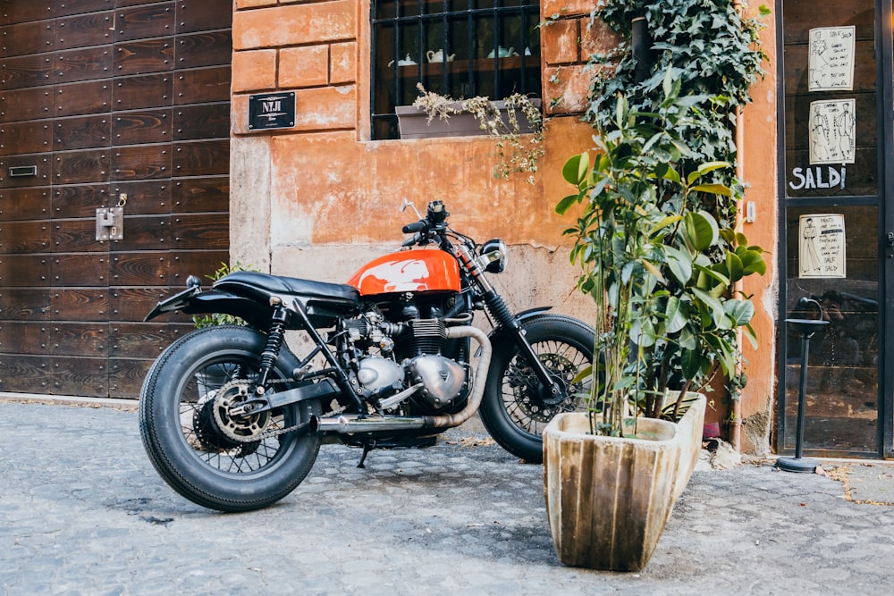 orange cafe racer