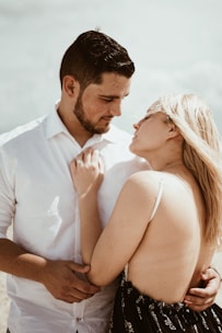 couple holding each other