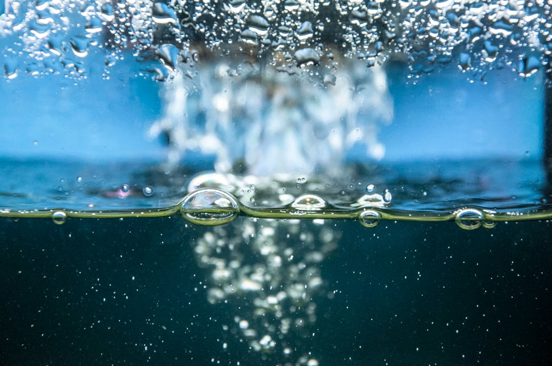 water with bubbles