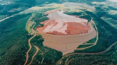 aerial photography of mountain aerial view zoom background