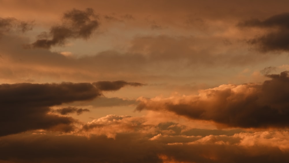 sunset and clouds