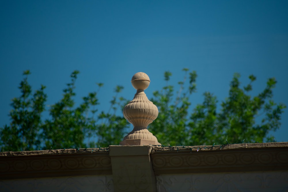 white concrete decor during daytime