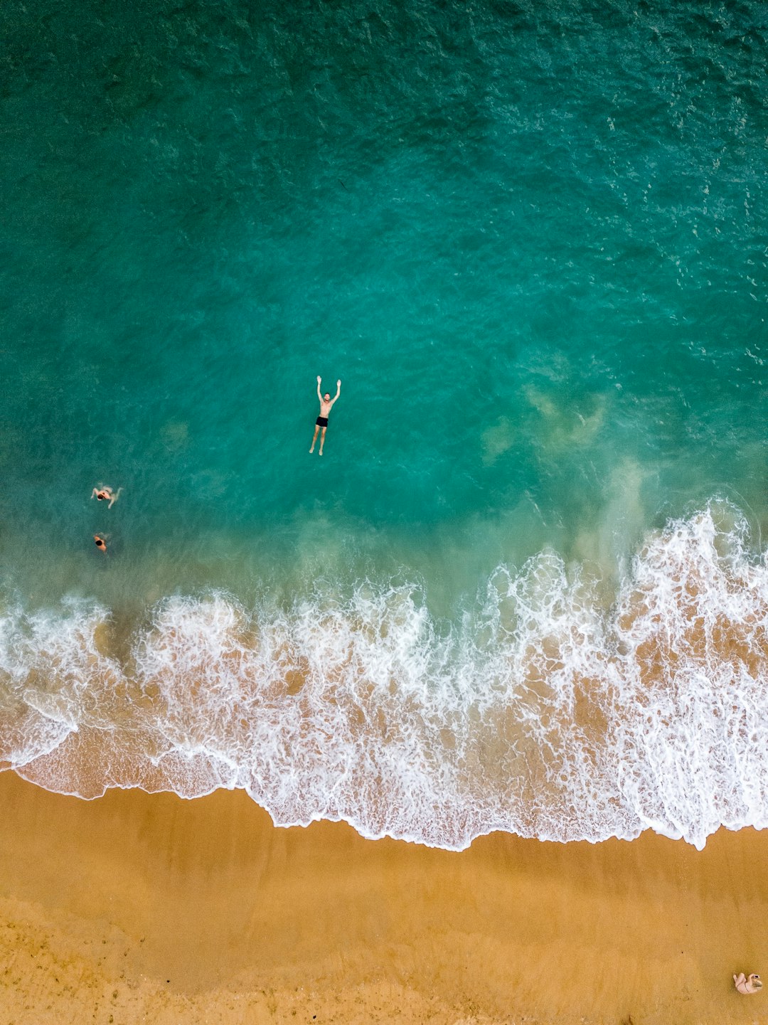 aerial photography of person no body of water