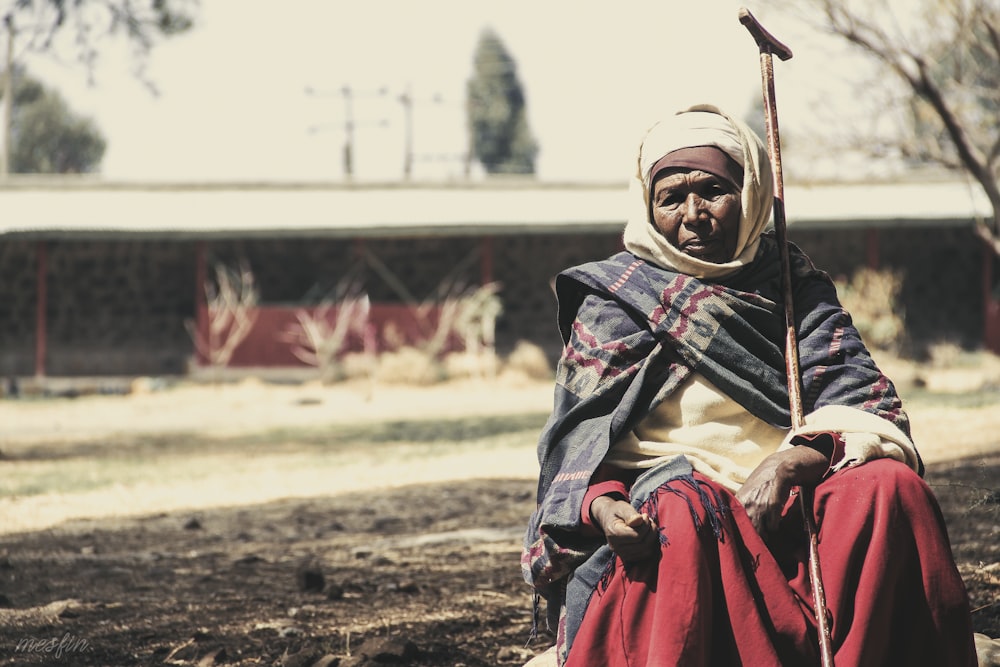 picture of a woman with a staff