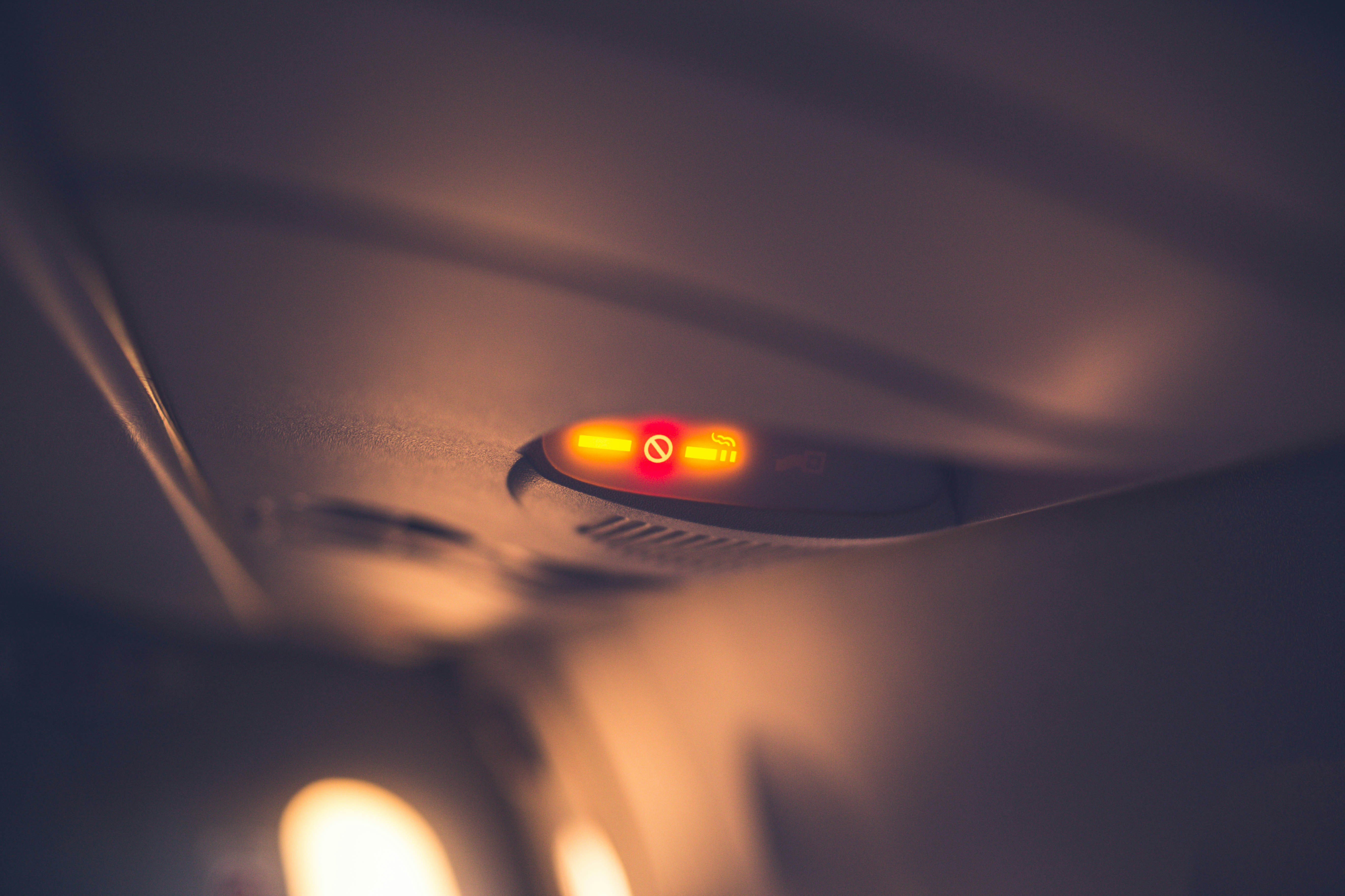 carbon monoxide detector beeping with a red light - emergency furnace help