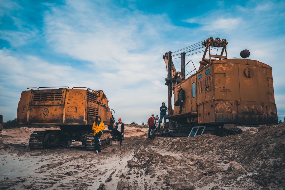 yellow heavy equipment