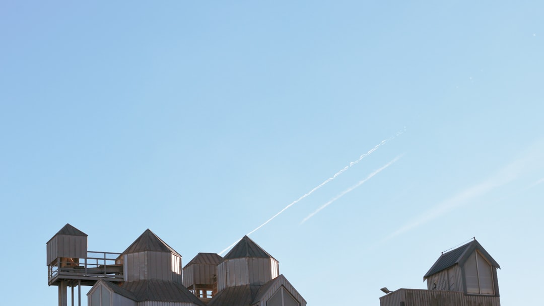 grey wooden houses