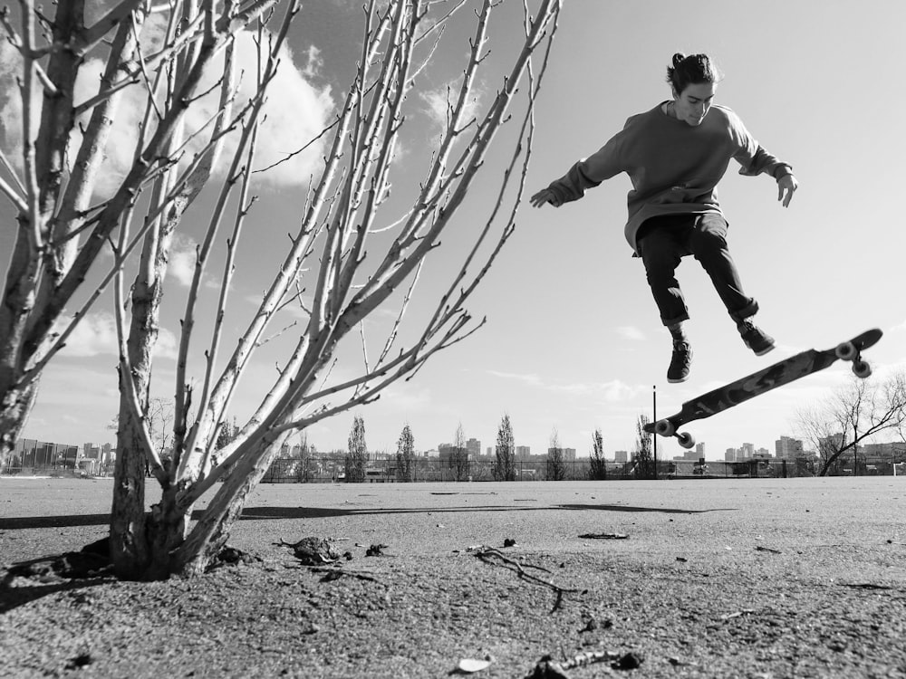 man playing skateboard