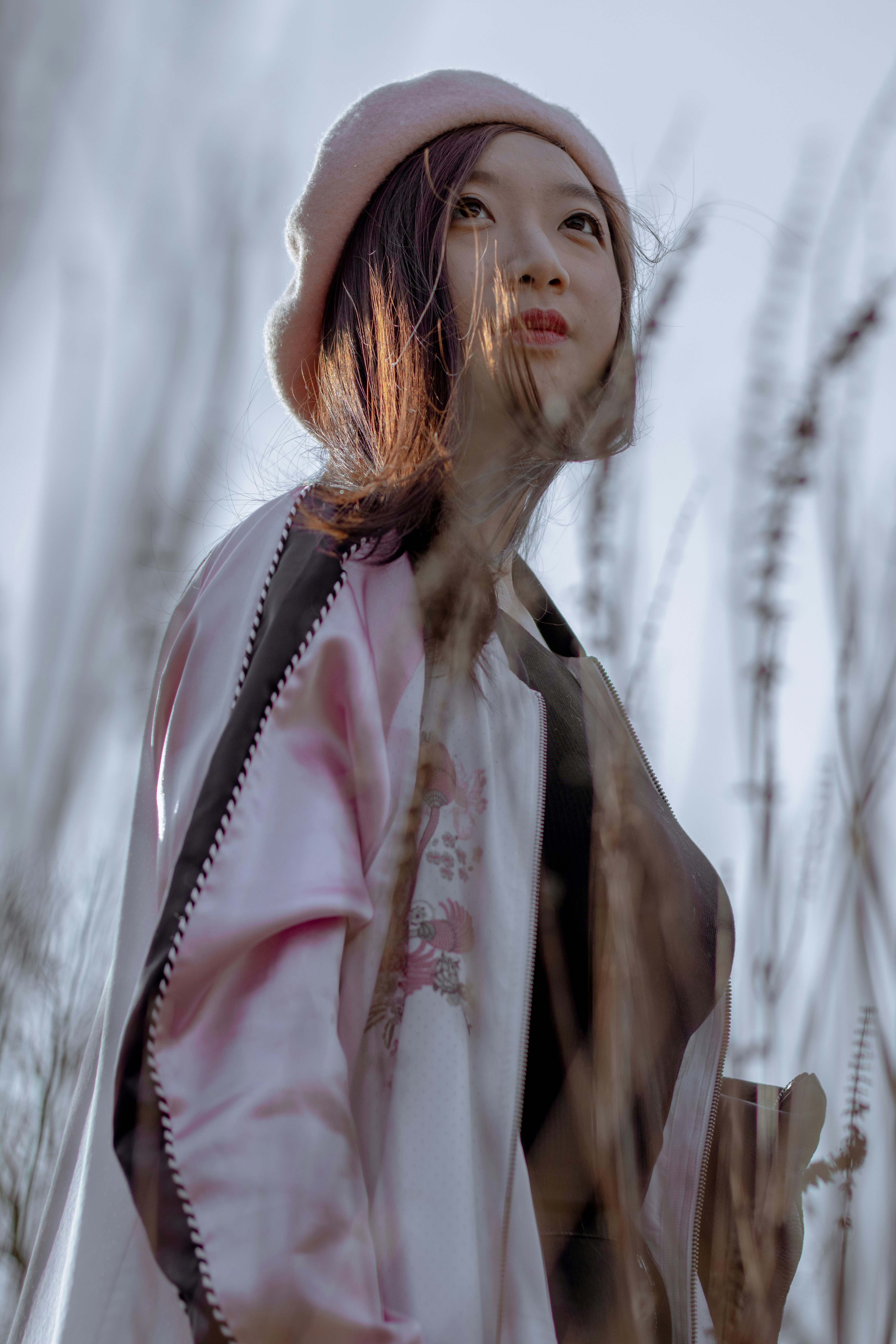 Smiling woman in pink jacket photo Free Fashion Image on Unsplash