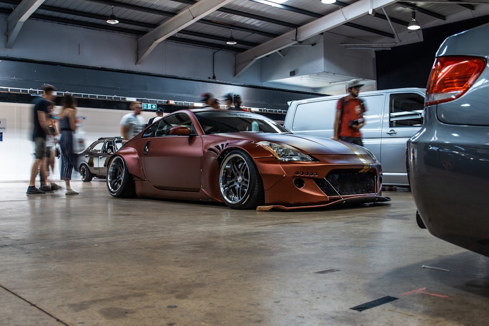 red Nissan GT-R coupe