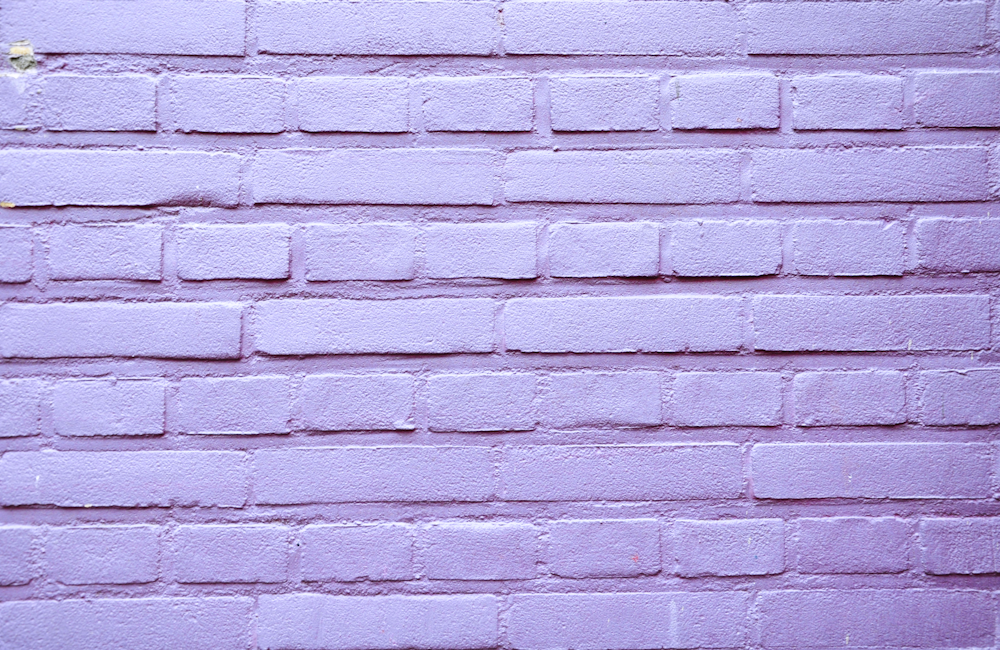 purple painted wall