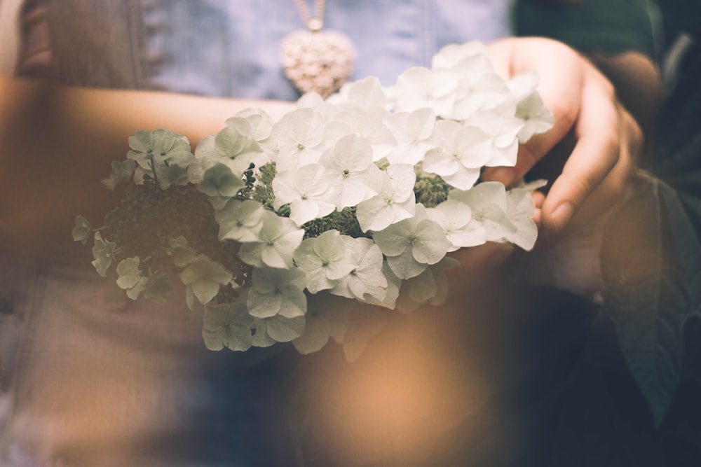 white flowers