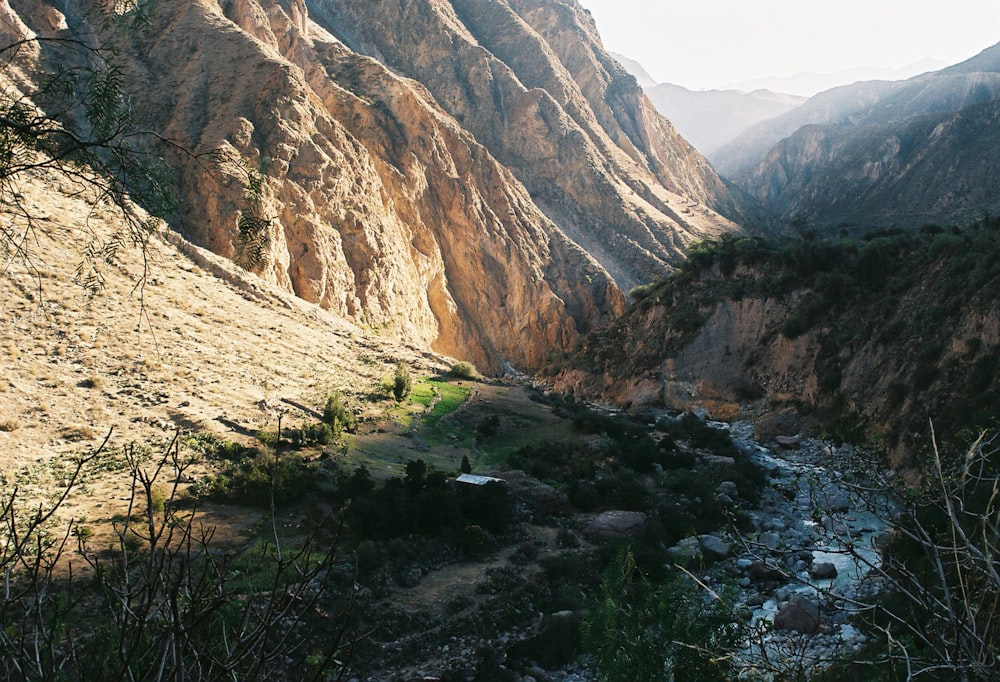 brown mountains