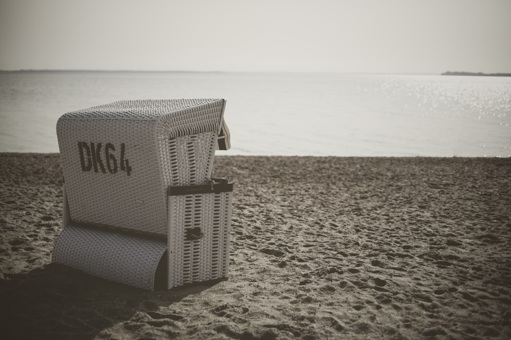 white canopy on seashore