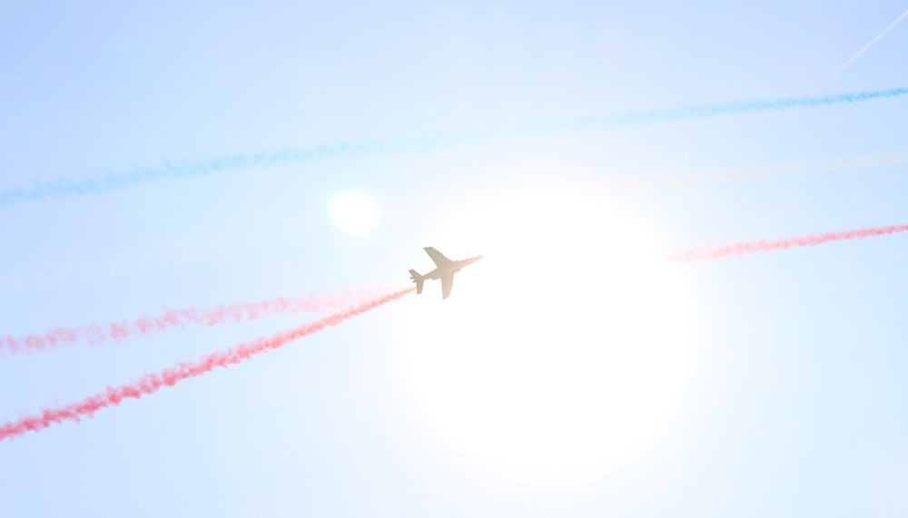 aereo sul cielo durante il giorno