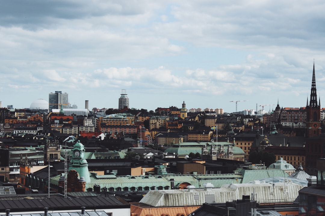 high-rise building, On the roofs of the most beautiful city of Sweden, rather the most beautiful city in the world! Life is calm in Sweden, I am calm, in short, the suede is made for me.